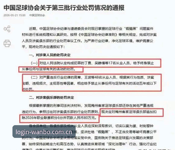 万博体育优惠活动 看懂中国足协第三批禁足令的5个关键点,从17人终身禁赛看职业足球下架风险